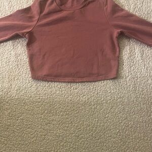 90 Degree By Reflex Kids Long Sleeve Dusty Rose Tee